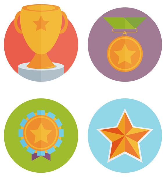 Trophy and awards - Vector, afbeelding