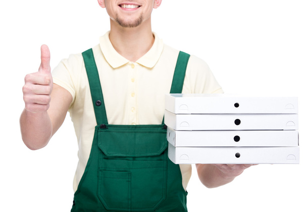 Delivery. Pizza. - Photo, Image