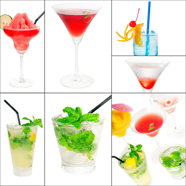 collage de cocktails - Photo, image