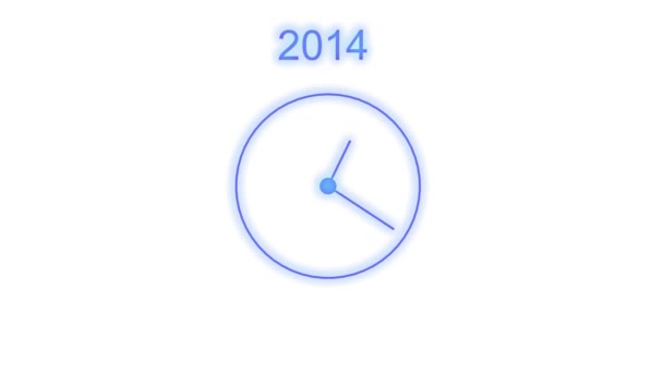 Bonne année 2015 horloge
 - Séquence, vidéo