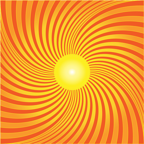 Скручене спекотне літнє сонце
 - Вектор, зображення