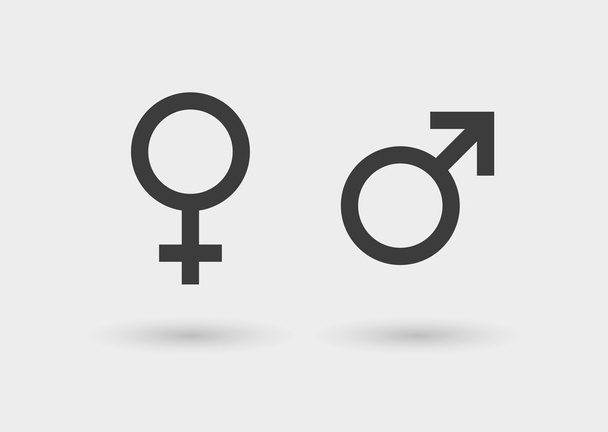 seksuele simbols pictogrammenset - Vector, afbeelding