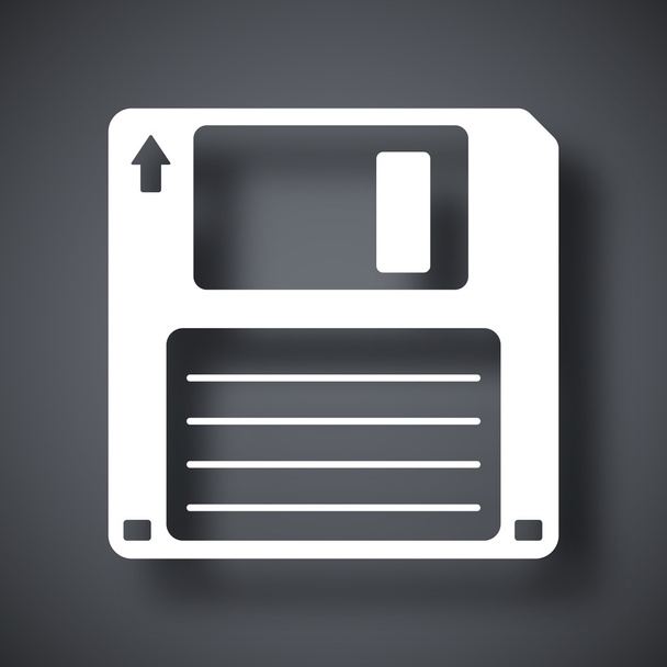 Floppy disk icon - Vetor, Imagem