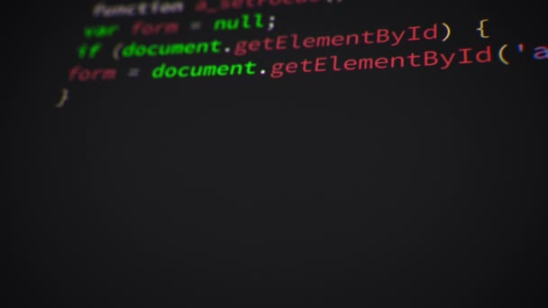 Programming Web Code in a 3D animation - Záběry, video