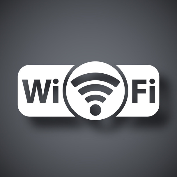 Wi-Fi zone icon - Vector, Image