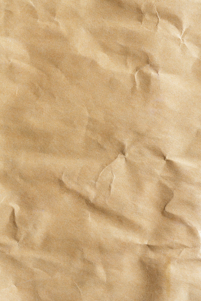 Textura de papel sobre marrón arrugado
 - Foto, Imagen