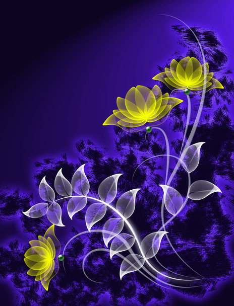 Transparent flowers - Foto, Bild