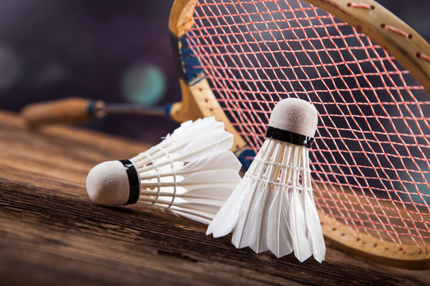 Una serie di badminton. Paddle e il volano
. - Foto, immagini