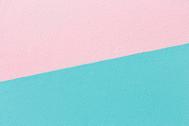 Pink and blue plaster wall texture background - Φωτογραφία, εικόνα