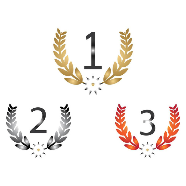 award order of the champion icon illustration template web design - ベクター画像