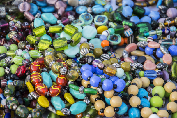 Various beads on sale - Photo, Image