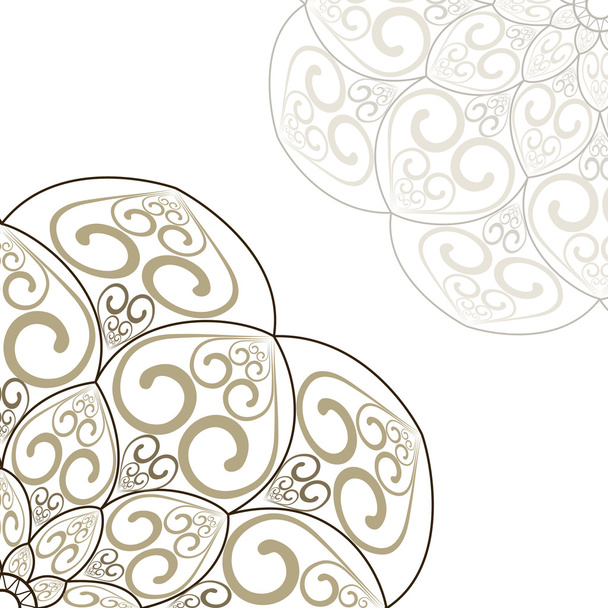 Floral lace background - Вектор,изображение