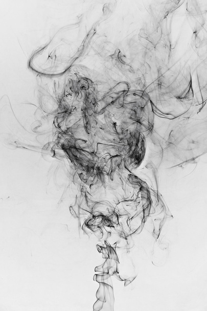 abstraktní černý kouř - Fotografie, Obrázek