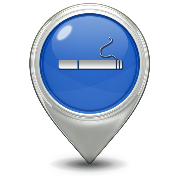 Icono de puntero de cigarrillo sobre fondo blanco
 - Foto, imagen