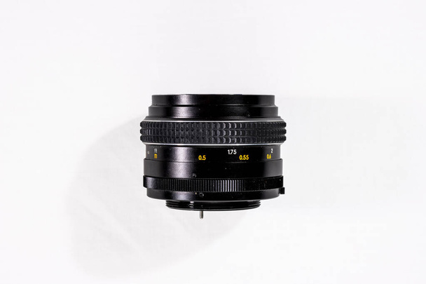 Analog camera lens. Photography concept - Valokuva, kuva