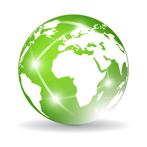Green planet - Вектор,изображение
