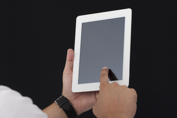 Mann mit digitalem Tablet - Foto, Bild