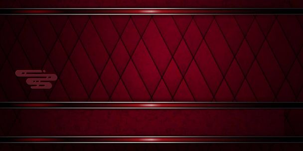 Textured burgundy illustration with a vertical frame with a red border. - ベクター画像