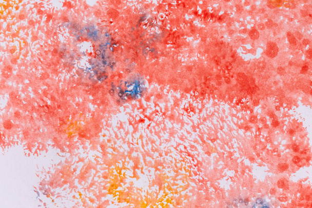 gouache texture paint paper background wallpaper red blue white yellow - Φωτογραφία, εικόνα
