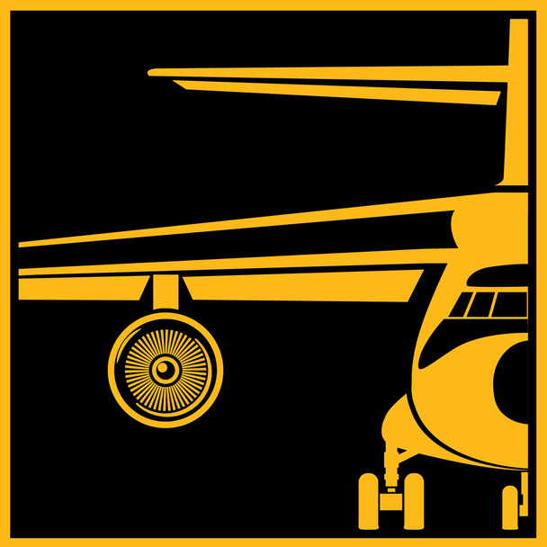 cargo aérien
 - Vecteur, image