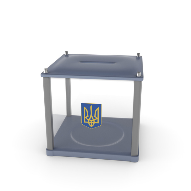 Ukrajna szavazólapon doboz - Fotó, kép