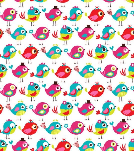 Birds pattern - ベクター画像