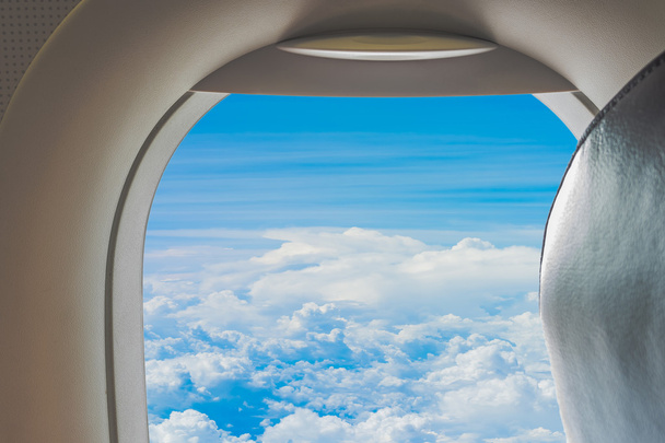 Вид из окна самолета   - Фото, изображение