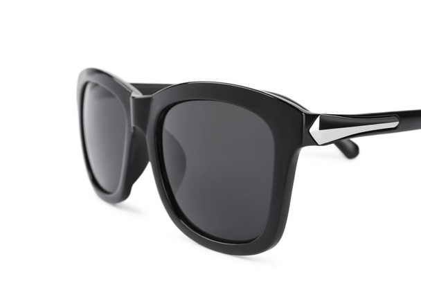 Stylish sunglasses isolated on white. Fashion accessory - Photo, Image