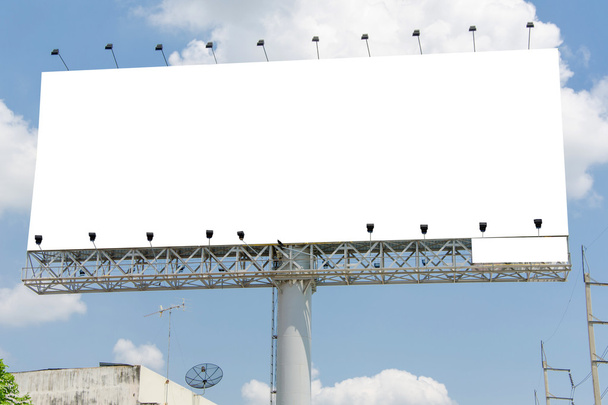 Blank billboard ready for new advertisement - Photo, Image