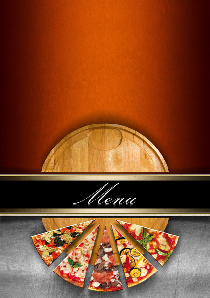 Pizza menü tasarımı - Fotoğraf, Görsel