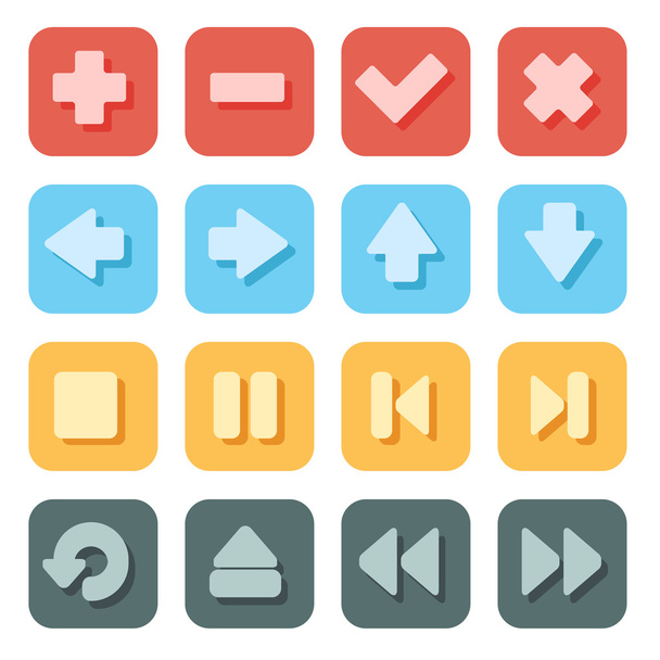 Symbol Icons Set - Vector, afbeelding