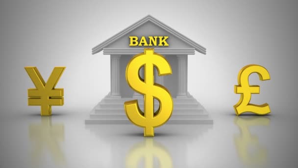 Světové měny otáčet kolem banky - Záběry, video