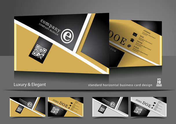 Creative business cards design - Vector, Image