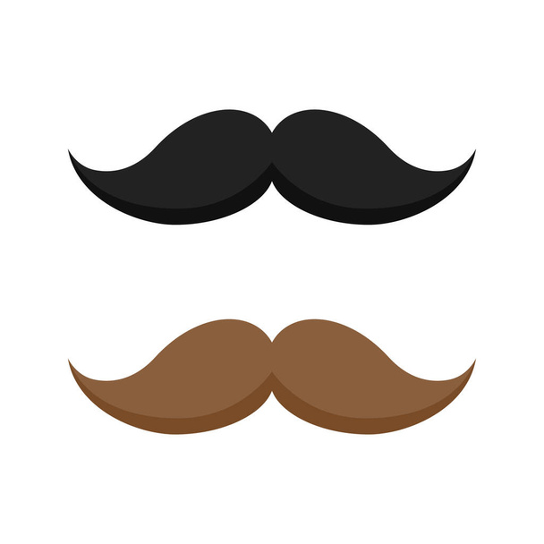 Mustache isolated on white background - Vector, Image
