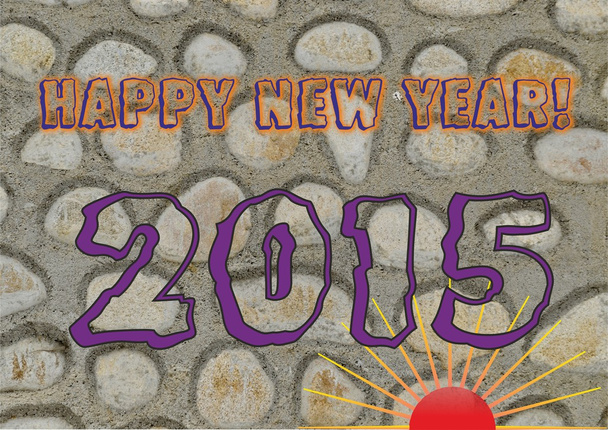 Bonne année salutations pour 2015
 - Photo, image
