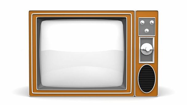tv-Symbol auf weißem Hintergrund - Foto, Bild