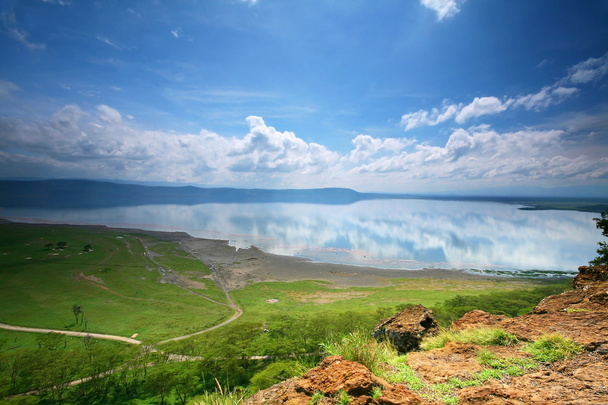 ειρηνική άποψη σχετικά με τη λίμνη Νακούρου - Φωτογραφία, εικόνα