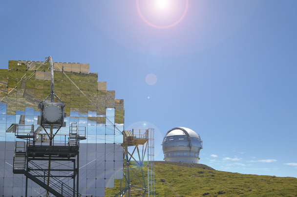 Телескопи у Роке de los Muchachos. Ла-Пальма. Іспанія - Фото, зображення