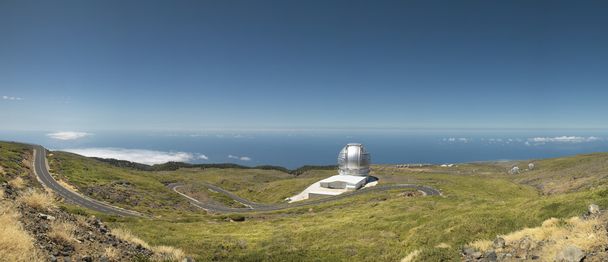 Telescópios em Roque de los Muchachos. La Palma. Espanha
 - Foto, Imagem