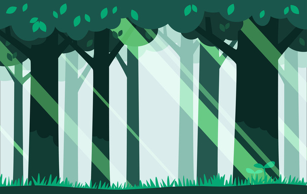sfondo foresta verde
 - Vettoriali, immagini