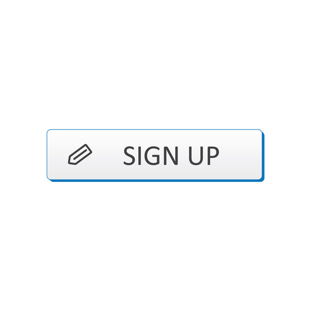 Sign up button - Vector, Image