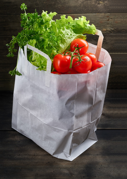 Shopping bag with groceries. - Photo, Image