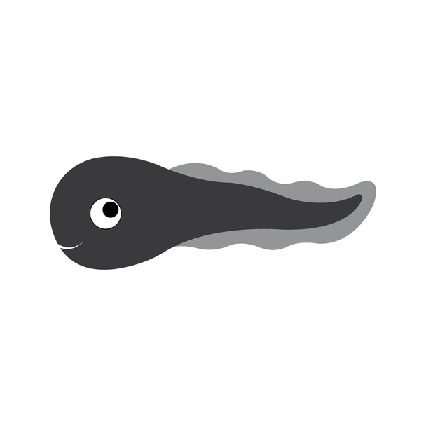 tadpole icon logo vector design - Vektor, kép