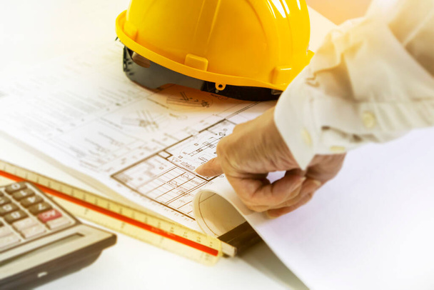 construction planning engineer safety at work Effective,budgeting and time management,construction business and real estate - Φωτογραφία, εικόνα