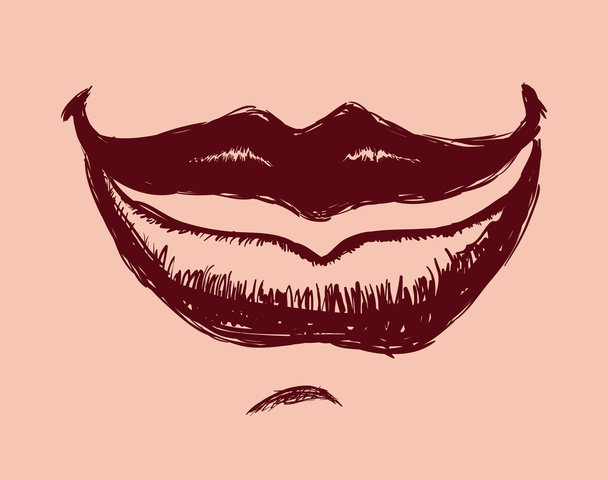 mouth design  - Vector, Image