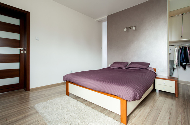 Moderne slaapkamer - Foto, afbeelding