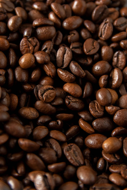 Closeup of coffee beans good for background - Фото, изображение