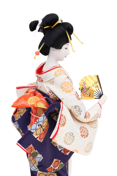 Παραδοσιακή ιαπωνική γκέισα κούκλα - Φωτογραφία, εικόνα