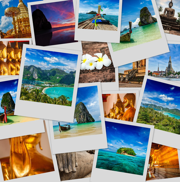 Tayland resimlerinin kolajı - Fotoğraf, Görsel