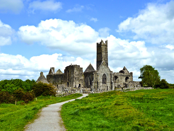 Famosa Abadía de Quin en Irlanda
 - Foto, Imagen